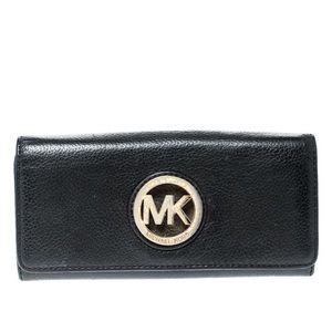 Black Leather Michael Kors Wallet
